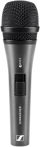 ميكروفون صوتي مباشر من Liquid Audio Sennheiser 3-Pack E 835-S، حزمة سوداء مع 3 عبوات Pig Hog PHM10 8 مم Mic XLR قماش تلميع in Saudi Arabia