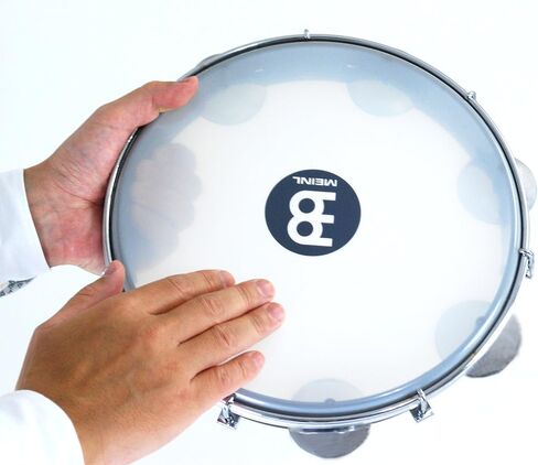 Meinl Percussion PA10ABS-BK 10-Inch ABS Plastic Pandeiro with Synthetic Head, Black in Saudi Arabia
