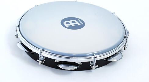 Meinl Percussion PA10ABS-BK 10-Inch ABS Plastic Pandeiro with Synthetic Head, Black in Saudi Arabia