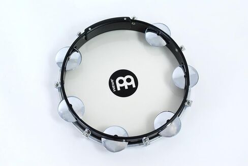 Meinl Percussion PA10ABS-BK 10-Inch ABS Plastic Pandeiro with Synthetic Head, Black in Saudi Arabia
