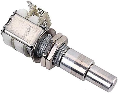 Alnicov Guitar Bass Mini Dual Pots Stacked Concentric Potentiometer W/Center Detent B100K in Saudi Arabia