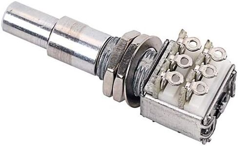 Alnicov Guitar Bass Mini Dual Pots Stacked Concentric Potentiometer W/Center Detent B100K in Saudi Arabia