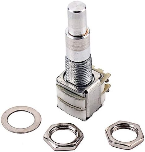 Alnicov Guitar Bass Mini Dual Pots Stacked Concentric Potentiometer W/Center Detent B100K in Saudi Arabia