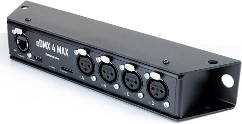 eDMX4 MAX 4-Port 5-pin – ArtNet/sACN via Ethernet to DMX 512 Converter with XLR Connectors and rugged metal housing in Kuwait