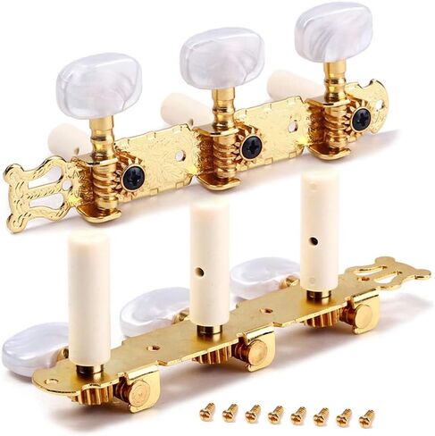 Alnicov 2Pcs Guitar Tuners Classical Guitar Tuners Tuning Pegs Keys Machine Heads in Saudi Arabia
