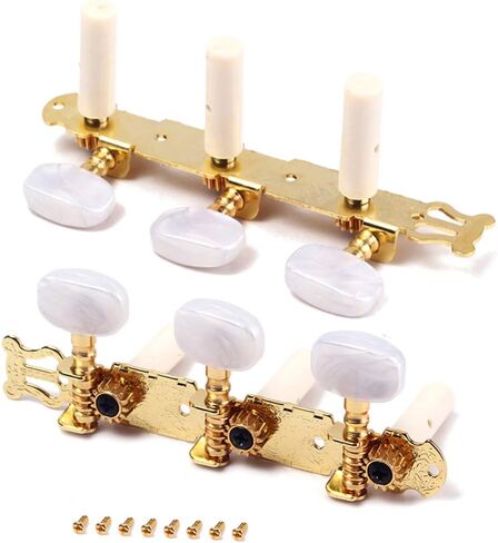 Alnicov 2Pcs Guitar Tuners Classical Guitar Tuners Tuning Pegs Keys Machine Heads in Saudi Arabia
