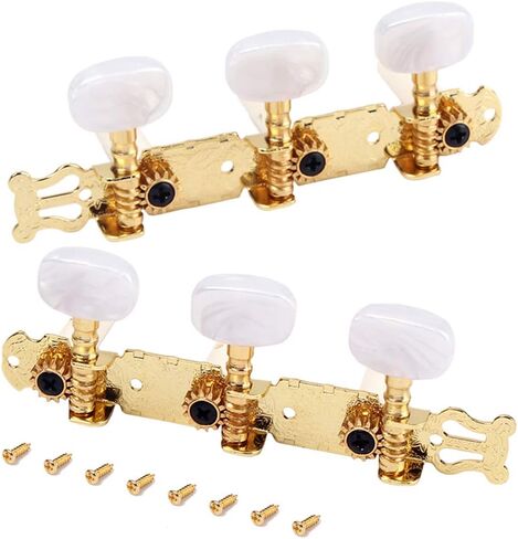 Alnicov 2Pcs Guitar Tuners Classical Guitar Tuners Tuning Pegs Keys Machine Heads in Saudi Arabia