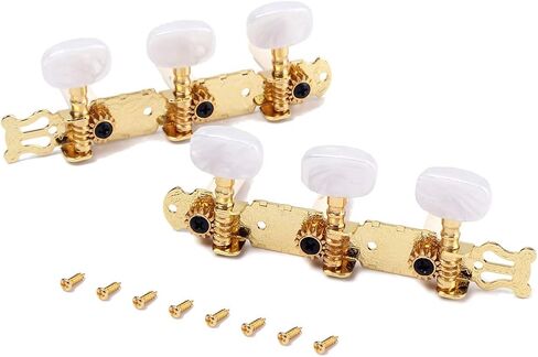 Alnicov 2Pcs Guitar Tuners Classical Guitar Tuners Tuning Pegs Keys Machine Heads in Saudi Arabia