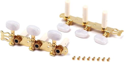 Alnicov 2Pcs Guitar Tuners Classical Guitar Tuners Tuning Pegs Keys Machine Heads in Saudi Arabia