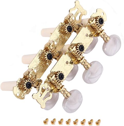 Alnicov 2Pcs Guitar Tuners Classical Guitar Tuners Tuning Pegs Keys Machine Heads in Saudi Arabia