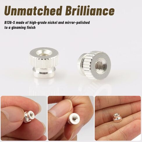 Bach Stradivarius Trumpet First Third Slide Trigger Stop Rod Nut Screw، B136-S يضمن أن الشرائح في النطاق الصحيح، وتحقيق نطاق ضبط أكثر استقرارًا ودقة، استمر في اللعب بسلاسة (عبوتان) in Kuwait