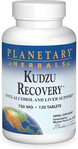 Planetary Herbals Kudzu Recovery 750 mg Anti-Alcohol and Liver Support - 120 Tablet in Kuwait