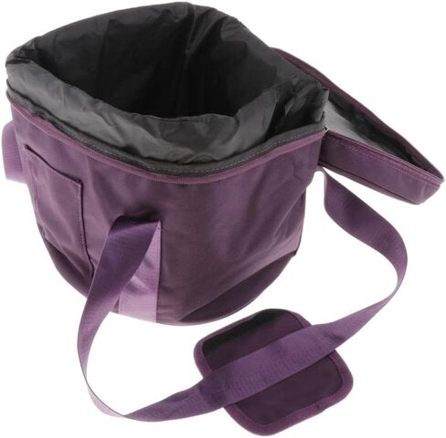 Bothyi Carrying Case Padded Travelling Bag Oxford Cloth Purple for Bowl Parts, 10inch in Kuwait