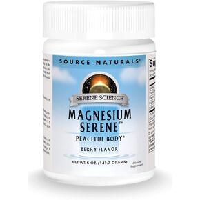 Source Naturals Serene Science Magnesium Serene, Peaceful Body - Berry Flavored - 17.6 Ounces