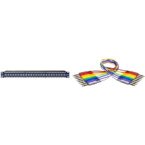 Samson S-Patch Plus 48-Point Audio Patch Bay with 1/4-Inch Phone Connections