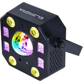 Stage DJ Party Lights,5 in 1 Mixed Effect Lights with Magic Ball, LED Par Pattern Lights and Strobe/UV,Sound Activated Disco Light with Remote DMX Control, Great for Wedding/Church/Club/Party