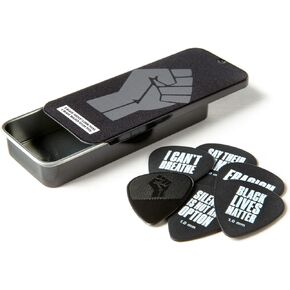 Jim Dunlop Black Lives Matter Tortex 1.0mm Guitar Pick Tin (BLMT04)