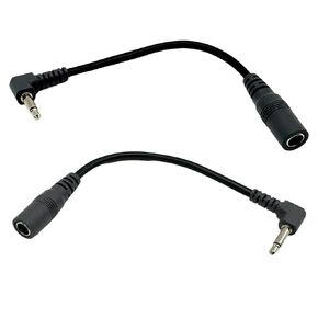2pcs Postive Tip DC Power Supply Converter Cable 3.5mm 1/8" to DC 5.5mm x 2.1mm for Electro Harmonix EH DOD Guitar Effects Pedals