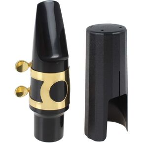 OriGlam Tenor Sax Saxophone Kit, Sax Mouthpiece ABS with Mouthpiece Cap Metal Buckle Reed Pads Cushions Musical Instruments Wind Instrument Accessories