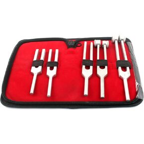 OdontoMed2011 TUNING FORK SET of 5 (C128, C256, C512, C1024, C2048) DIAGANOSTICS INSTRUMENTS