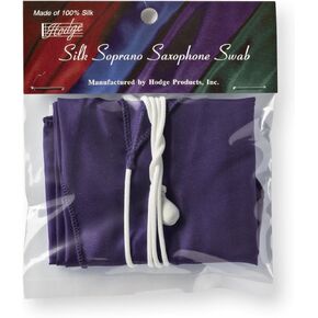 Hodge Silk Soprano Saxophone Swab - Purple
