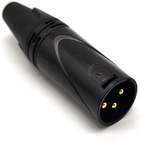 XLR 3 دبوس ذكر المنهي موصل النحاس النقي 3 دبوس XLR موصل ميكروفون بطاقة الصوت XLR التوازن الرأس in Kuwait