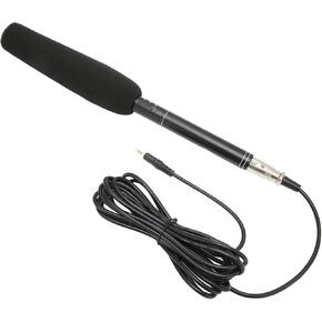 Interview Microphone, Noise Canceling Handheld Interview Microphone with XLR Connector, Wired Reporter Microphone for Recording, Speech, Stage