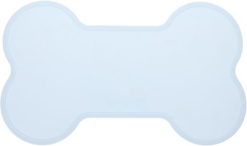 POPETPOP Pet Bowl Mat Silicone Dog Food Mat Silicone Pet Dog Cat Feeding Mat - Bone Shaped Table Mat Bowl Placemat for Dogs and Cats -Slip Feeding Mat Pad Water Bowl Mat Dog Bowls Mat in Saudi Arabia
