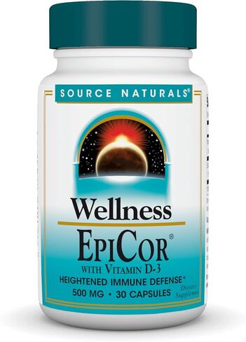 Source Naturals Wellness EpiCor with Vitamin D-3 for Heightened Immune Defense* - 30 Capsules in Saudi Arabia
