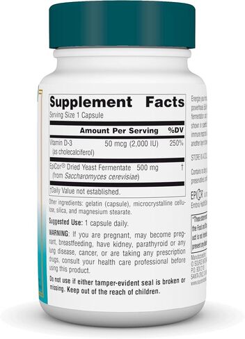Source Naturals Wellness EpiCor with Vitamin D-3 for Heightened Immune Defense* - 30 Capsules in Saudi Arabia