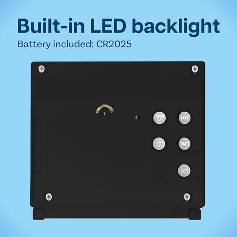 ساعة MMOBIEL الرقمية LCD منبه للسفر قابلة للطي مع إضاءة خلفية - ساعة رقمية مع مؤشر اليوم والتاريخ ودرجة الحرارة - ساعة منبه رقمية للطاولة - ساعة مكتب تعمل بالبطارية - فضي in Kuwait