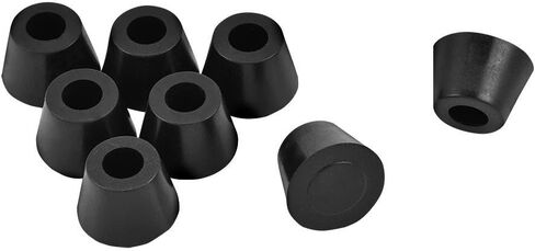 8 Pcs Rubber Feet Anti-Vibration Base Pad 30x20mm Stand for Speaker Guitar Amplifier w/Screws in Saudi Arabia