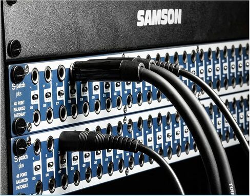 Samson S-Patch Plus 48-Point Audio Patch Bay with 1/4-Inch Phone Connections in Saudi Arabia
