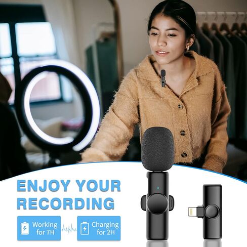 Wireless Lavalier Microphones for iPhone,iPad in Kuwait
