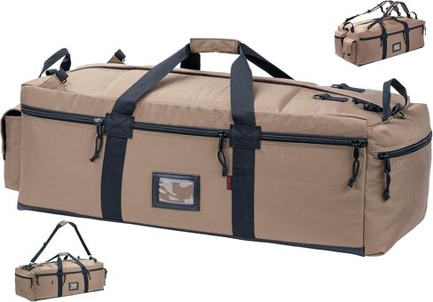Large Military Duffle Bag Tactical Gear Load Out Bag Deployment Cargo Bag Travel Sports Equipment Duffel Luggage Bag with Backpack Straps 90L in Saudi Arabia