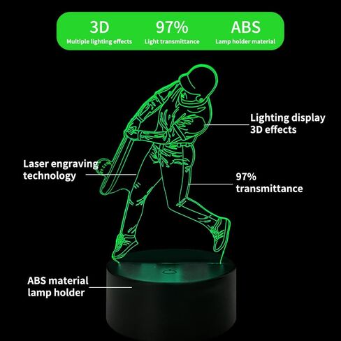 Crtivetoys دراجة نارية 3D الوهم ضوء الليل للأطفال، 7 ألوان اللمس أو التحكم عن بعد 16 لون مصباح الليل للكبار صديقها غرفة ديكور هدايا عيد ميلاد in Kuwait