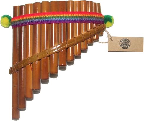 Beautiful InkaTumi Decorative Bamboo Pan Flute - Artisan handmade from Peru in Saudi Arabia