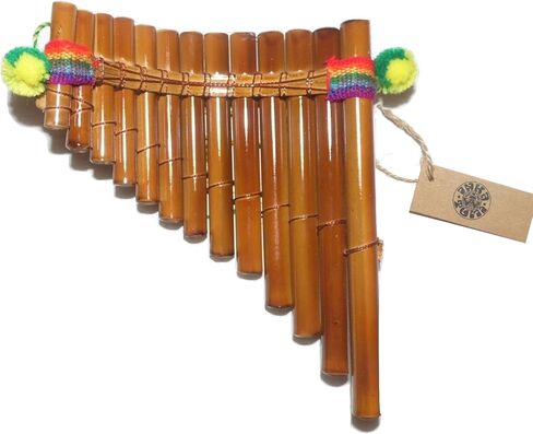 Beautiful InkaTumi Decorative Bamboo Pan Flute - Artisan handmade from Peru in Saudi Arabia