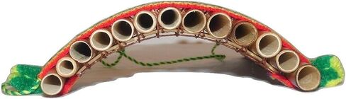 Beautiful InkaTumi Decorative Bamboo Pan Flute - Artisan handmade from Peru in Saudi Arabia