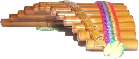Beautiful InkaTumi Decorative Bamboo Pan Flute - Artisan handmade from Peru in Saudi Arabia