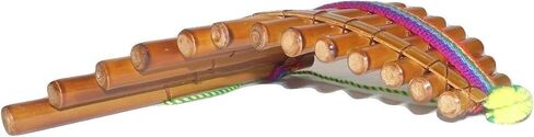 Beautiful InkaTumi Decorative Bamboo Pan Flute - Artisan handmade from Peru in Saudi Arabia