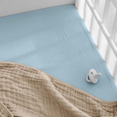 Muslin Fitted Changing Pad Cover, Extra Soft Diaper Changing Station Covers for Baby Girls Boys, Changing Pad Sheets Neutral by Comfy Cubs, Blush in Saudi Arabia
