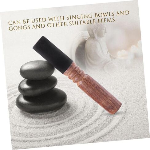وعاء التأمل من توياندونا، وعاء الغناء، وعاء الغناء، وعاء المطرقة، وعاء بودا، مطرقة الغناء، وعاء كريستال، وعاء بوذي، مطرقة، وعاء موسيقى بوذا البوذي الخشبي in Kuwait