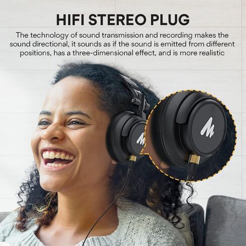 MAONO 6.35 ملم 1/4 ذكر إلى 3.5 ملم 1/8 أنثى محول سماعة رأس ستيريو لواجهة الصوت، خلاط، جيتار، بيانو كهربائي، أمبير، AD03 (مطلي بالذهب، 3 قطع) in Kuwait