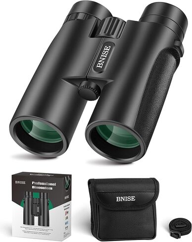 مناظير BEBANG للبالغين 10x42 مناظير مقاومة للماء عالية الطاقة لمشاهدة الطيور والصيد والسفر ومشاهدة النجوم والرياضة والحياة البرية ومجموعة مشرقة وواضحة من الرؤية in Kuwait