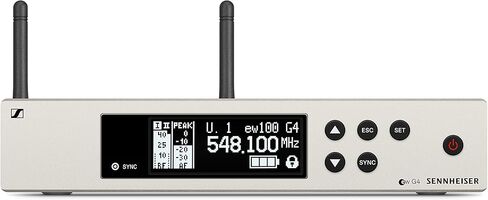 نظام ميكروفون Sennheiser Pro Audio Sennheiser EW 100-ME3 اللاسلكي لسماعات الرأس - نطاق G (566-608 ميجا هرتز)، 100 G4-ME3-G in Saudi Arabia