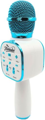 Wireless Bluetooth Karaoke Microphone,3-in-1 Portable Handheld Mic Speaker for All Smartphones,Gifts for Boys Girls All Ages in Saudi Arabia