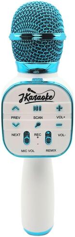 Wireless Bluetooth Karaoke Microphone,3-in-1 Portable Handheld Mic Speaker for All Smartphones,Gifts for Boys Girls All Ages in Saudi Arabia