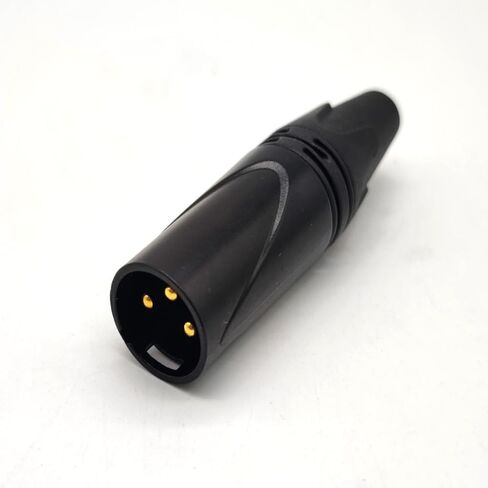 XLR 3 دبوس ذكر المنهي موصل النحاس النقي 3 دبوس XLR موصل ميكروفون بطاقة الصوت XLR التوازن الرأس in Kuwait