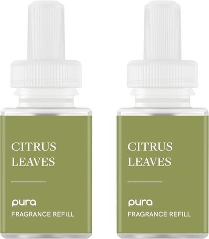 Pura Malodor Refill - Smart Home Air Diffuser Fragrance Refill - Up to 120-Hours of Premium Fragrance per Refill - Clean Diffuser Fragrance - Air Deodorizer & Odor Eliminator - 2 Pack, Chamomile Mint in Kuwait